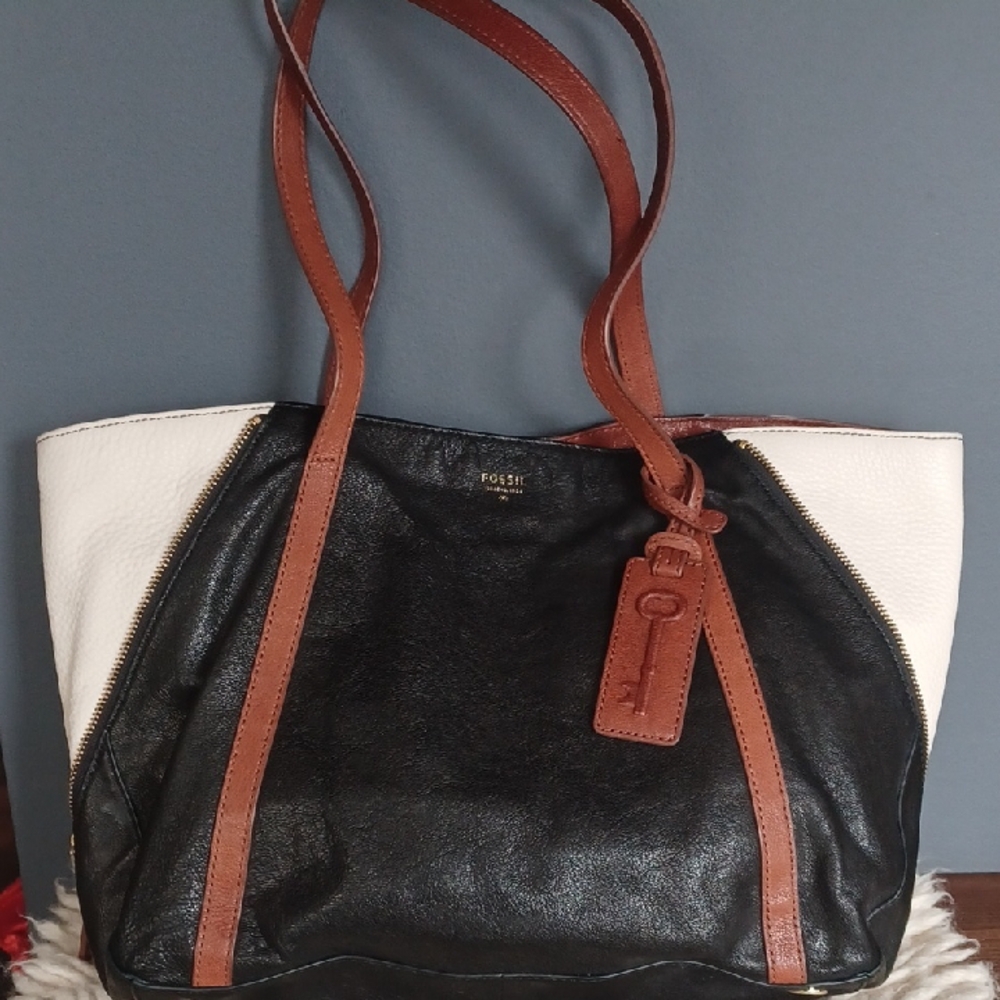 Fossil Large Leather  Tote